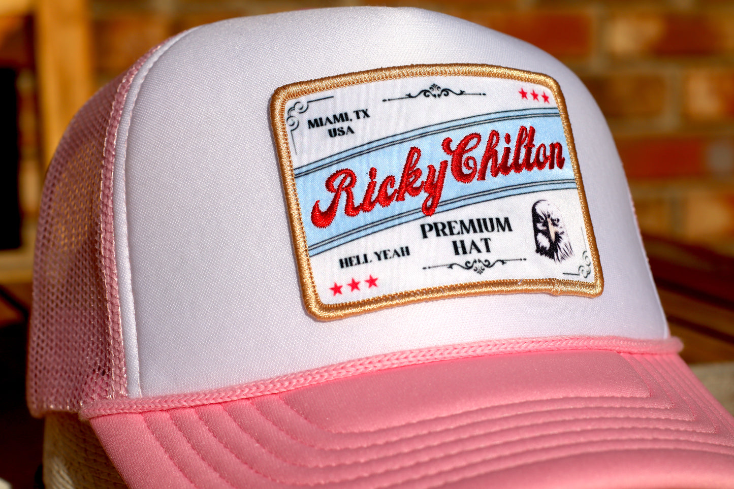 RICKY CHILTON PREMIUM HAT PATCH TRUCKER HAT