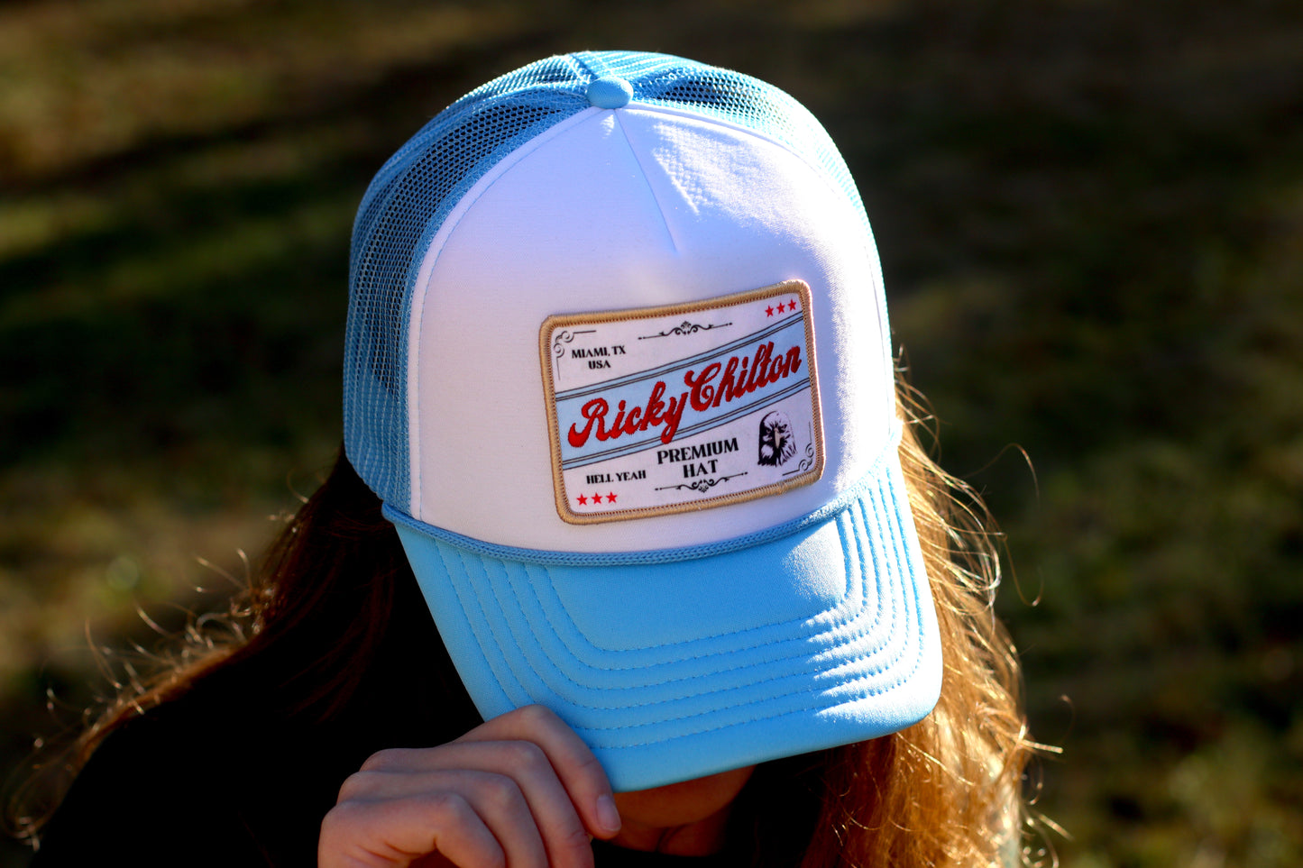 RICKY CHILTON PREMIUM HAT PATCH TRUCKER HAT