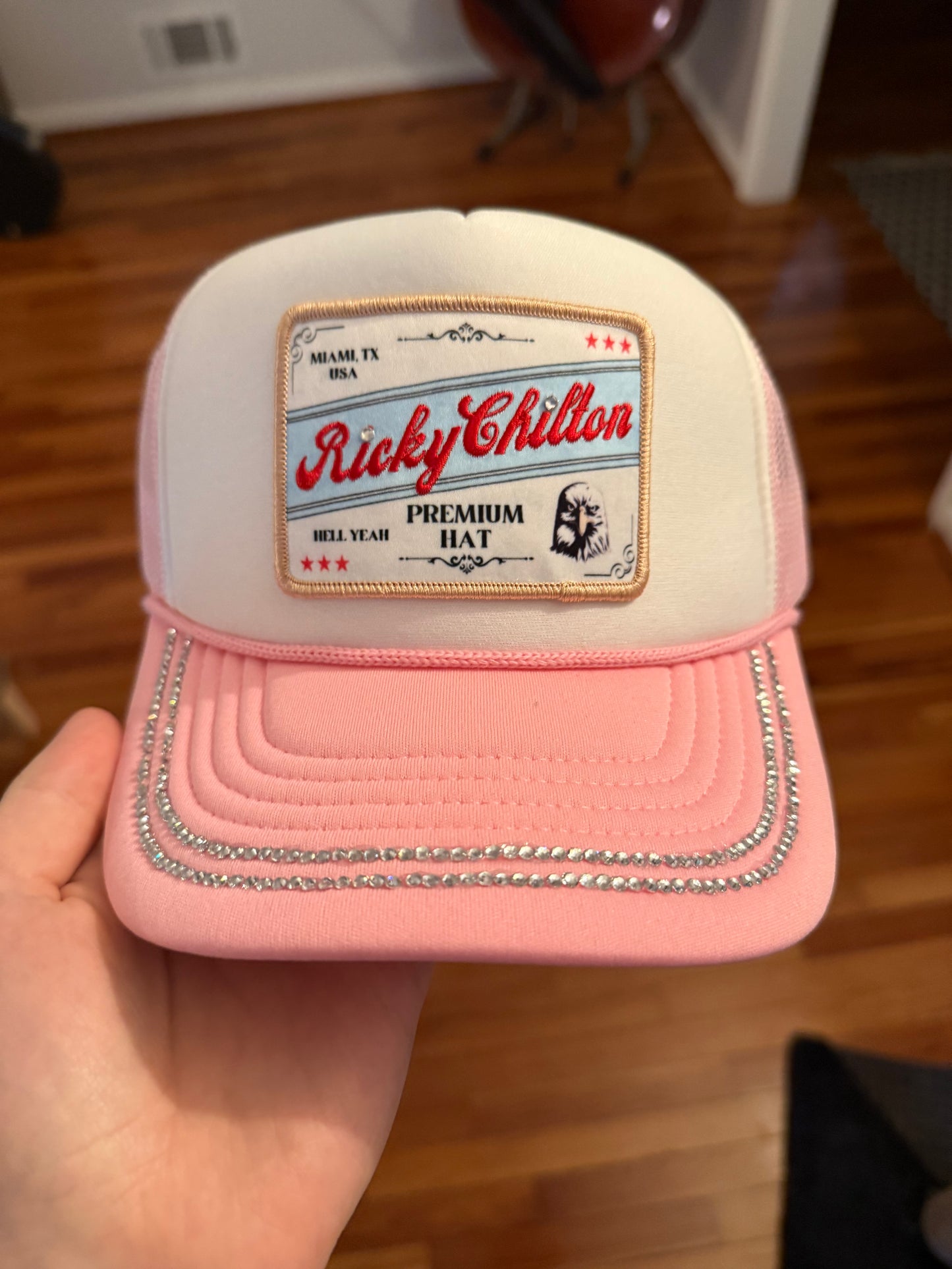 BEDAZZLED TRUCKER HAT