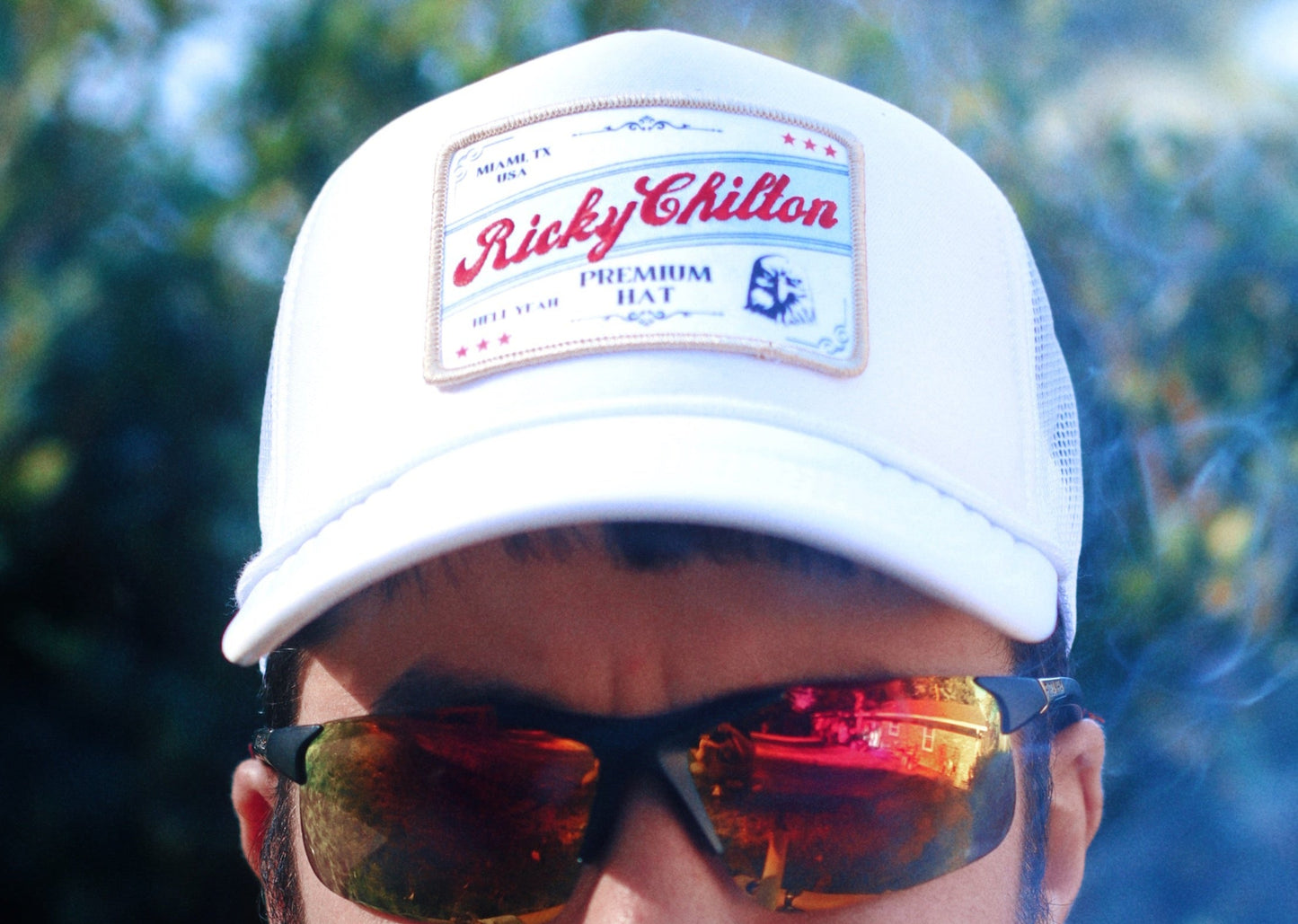 RICKY CHILTON PREMIUM HAT PATCH TRUCKER HAT