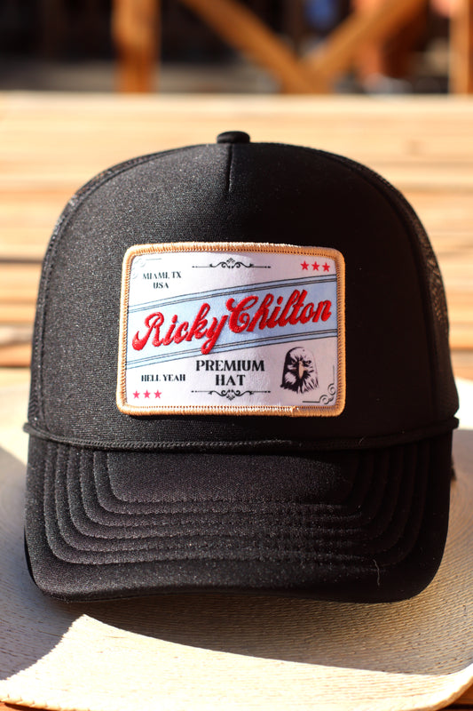 RICKY CHILTON PREMIUM HAT PATCH TRUCKER HAT