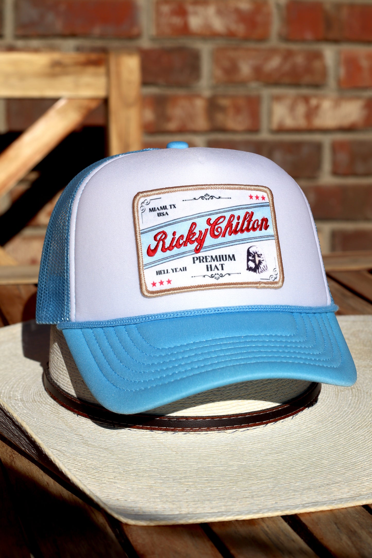 RICKY CHILTON PREMIUM HAT PATCH TRUCKER HAT