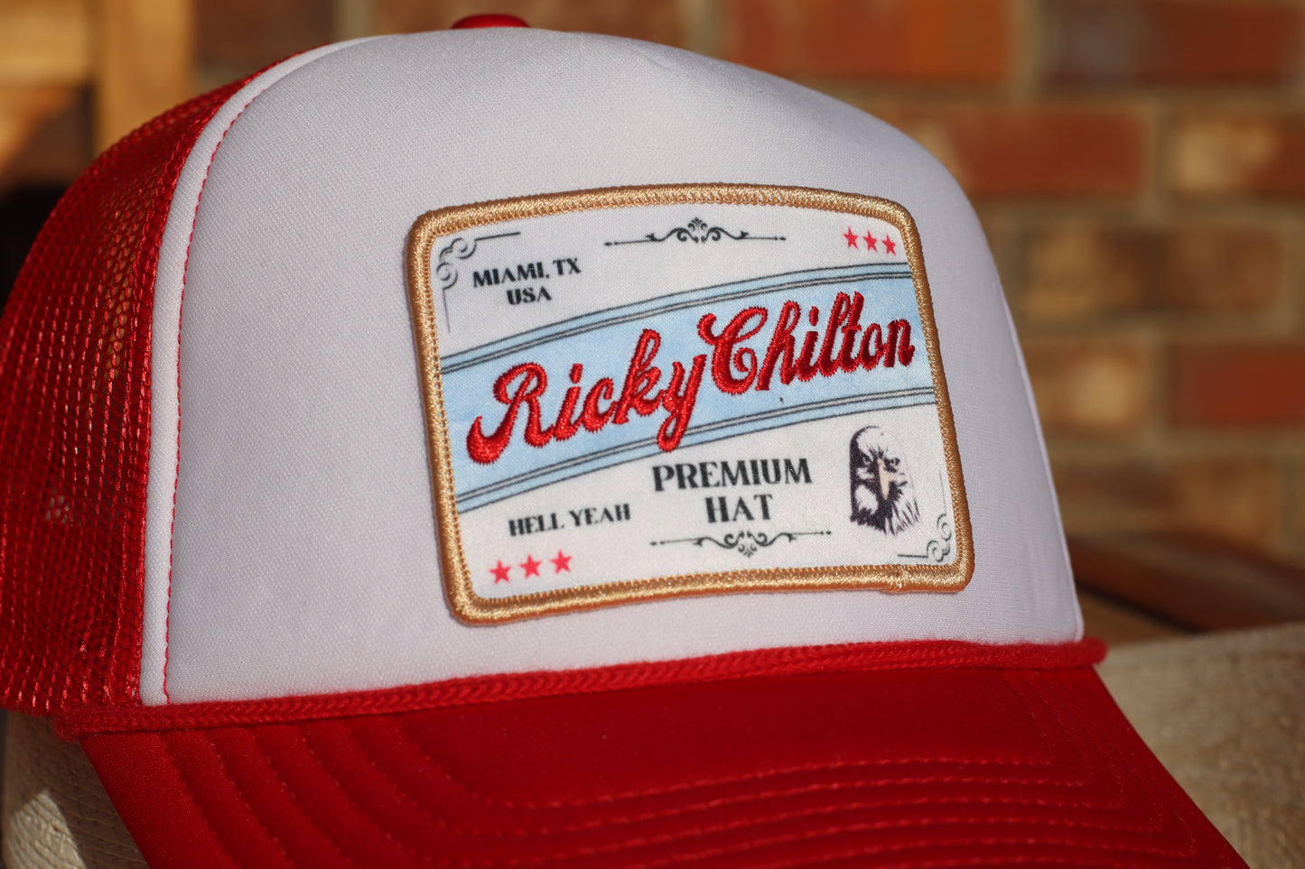 RICKY CHILTON PREMIUM HAT PATCH TRUCKER HAT